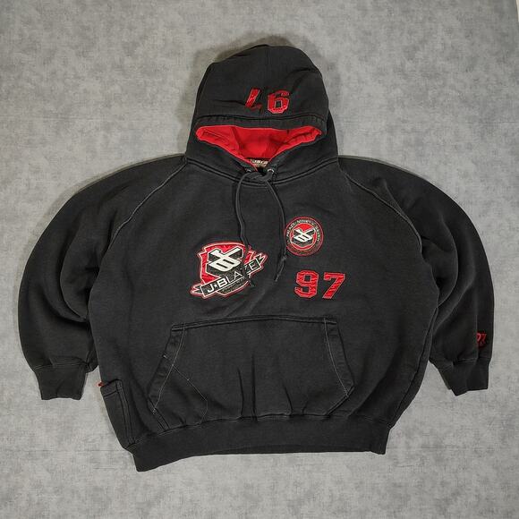 Johnny Blaze Other - VTG Johnny Blaze 97 heavy embroidered streetwear Y2K oversized hoodie mens XL
